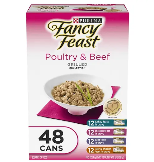 Fornaxmall.com: Fancy Feast Collection Variety Pack - Poultry & Beef (3 oz, 48 ct.)