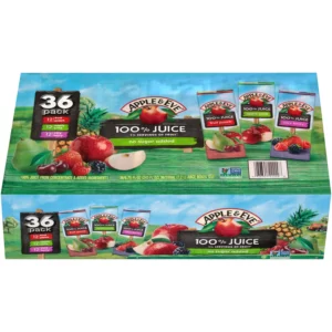 Buy from Fornaxmall.com- Apple , Eve 100% Juice Variety Pack 6.75 fl oz 36 pk - 2 Boxes 72 Packs