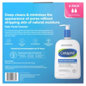 Buy from Fornaxmall.com- Cetaphil Gentle Skin Cleanser 20 fl oz 2 pk