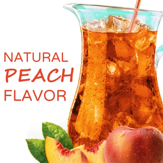 Buy from Fornaxmall.com- Crystal Light Peach Tea Sticks 4.55 oz - Pack of 2 - Total 32