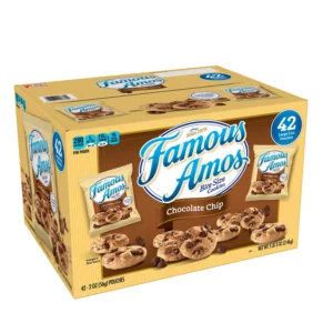 Buy from Fornaxmall.com- Food,Famous AMOS Cookies Chocolate Chip - 2 Oz 42 Count