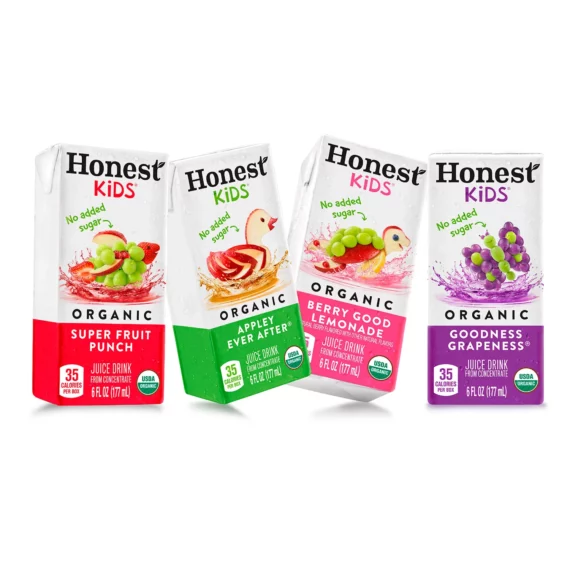 Buy from Fornaxmall.com- Honest kids Assorted Organic Juice Drink Variety Pack, 6 Fl Oz, (40 Count)