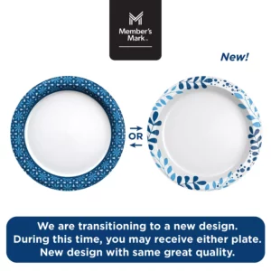 Buy from Fornaxmall.com- Member Mark Ultra Dinner Paper Plates 10 Inch - 204 Count