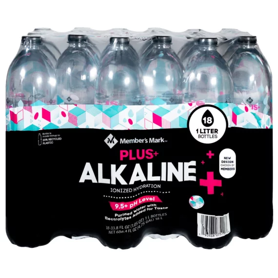 Buy from Fornaxmall.com- Member's Mark Plus Alkaline Water 1L 18 pk