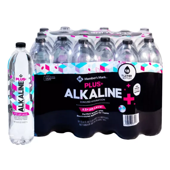 Buy from Fornaxmall.com- Member's Mark Plus Alkaline Water 1L 18 pk