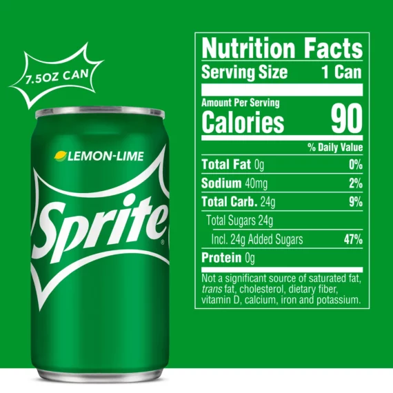 Buy from Fornaxmall.com- Sprite Mini Cans 7.5 fl oz 30 pk