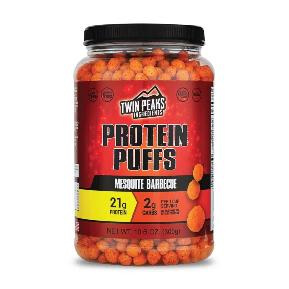 Buy from Fornaxmall.com- Twin Peaks Low Carb, Keto Protein Puffs Mesquite BBQ