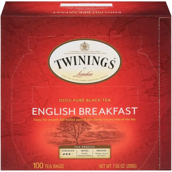Buy from Fornaxmall.com- Twinings English Breakfast Tea Bags 100 ct