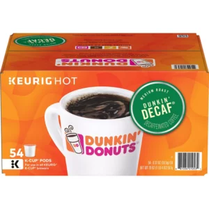 Dunkin' Donuts Decaf Coffee K-Cups, Medium Roast (54 ct