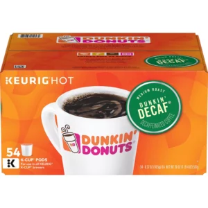Dunkin' Donuts Decaf Coffee K-Cups, Medium Roast (54 ct