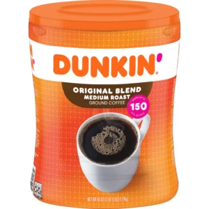 Dunkin' Donuts Original Blend Ground Coffee, Medium Roast (45 oz Pack of 2