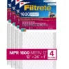 fornaxmall.com: Filtrete 4 pk. Ultra Allergen 2X Bacteria and Virus Filter (1600 MPR)