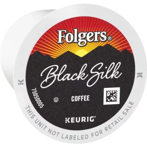 Folgers Black Silk Coffee K-Cups, Dark Roast (100 ct