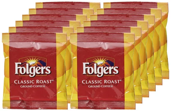 Folgers Classic Roast Ground Coffee Packets (1.2 oz., 42 ct