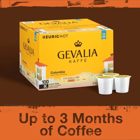 Gevalia Colombia Medium Roast K-Cup Coffee Pods (100 ct