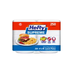 Hefty Supreme Foam Disposable Lunch Plates, 8 78 (250 ct.)