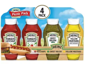 fORNAXMALL.COM: Heinz Condiments Picnic Variety Pack with Ketchup, Mustard and Relish (4 pk2