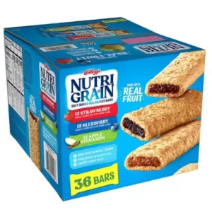 Fornaxmall.com: Kellogg's Nutri-Grain Bars Variety Pack (1.3 oz., 36 pk