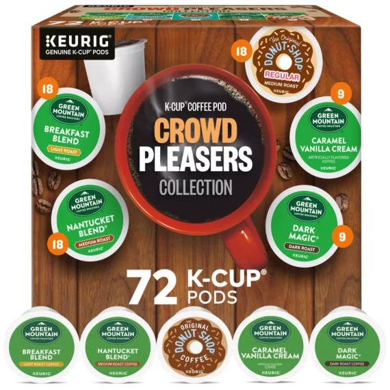 Keurig Crowd Pleasers K-Cup Pod Coffee, Variety Pack (72 ct