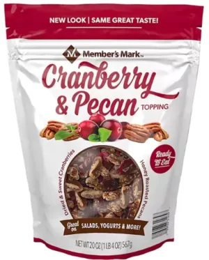 Fornaxmall.com: Member's Mark Cranberry and Pecan Salad Topping (20 Ounce), 1.25 Pound (Pack of 1)