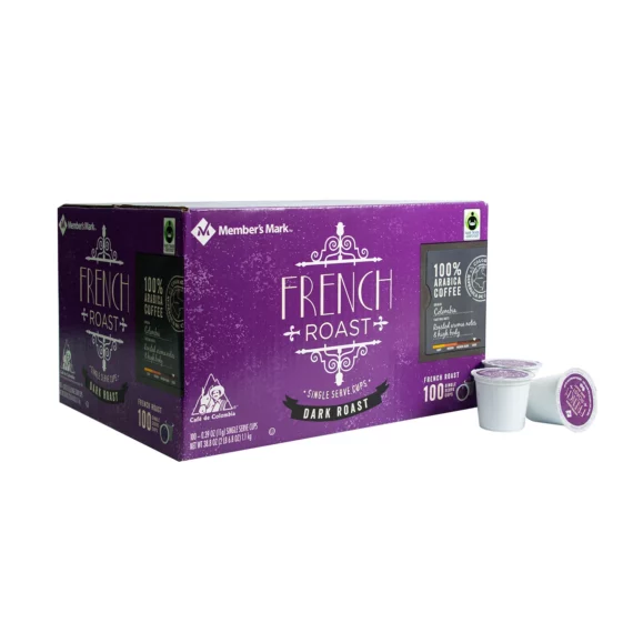 Member's Mark French Roast Coffee, Single-Serve Cups (100 ct