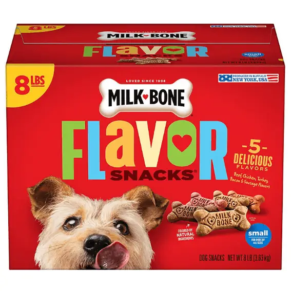 Fornaxmall.com: Milk-Bone Flavor Snacks Small Dog Biscuits, Crunchy Variety Pack (8 lbs.)