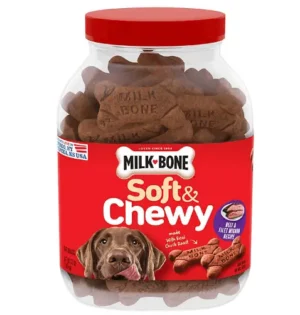 Fornaxmall.com: Milk-Bone Soft & Chewy Dog Snacks, Beef & Filet Mignon Recipe (37 oz.)