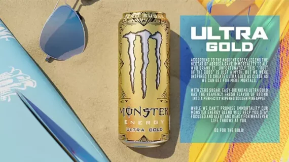 Fornaxmall.com: Monster Energy Ultra Gold, Sugar Free Energy Drink, 16 Ounce (Pack of 24)
