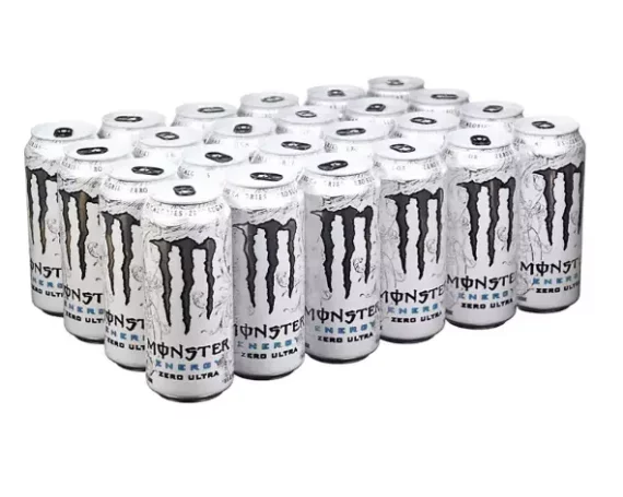 Fornaxmall.com: Monster Energy Zero Ultra, Sugar Free Energy Drink, 16 Ounce (Pack of 24)