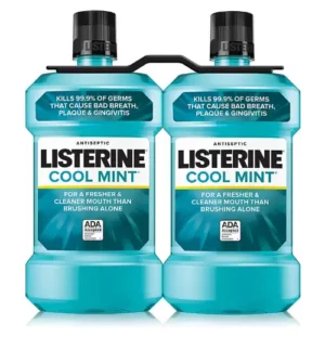 Fornaxmall.com: Listerine Antiseptic Cool Mint Mouthwash, 1.5 L, 50.72 oz (Pack of 2)