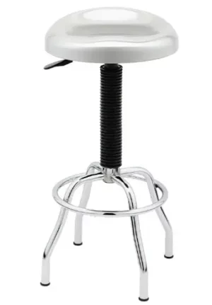 Fornaxmall.com: Seville Classics Flat Top Seat Height Adjustable Pneumatic Heavy-Duty Commercial-Grade Work Stool, Stainless Steel