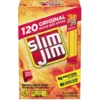 Slim Jim Snack-Sized Smoked Meat Sticks, Original Flavor, Keto Friendly, 0.28 Ounce, 120 Count