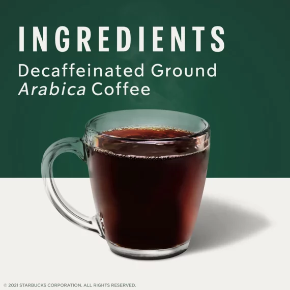 Starbucks Decaf Medium Roast K-Cups, House Blend (72 ct