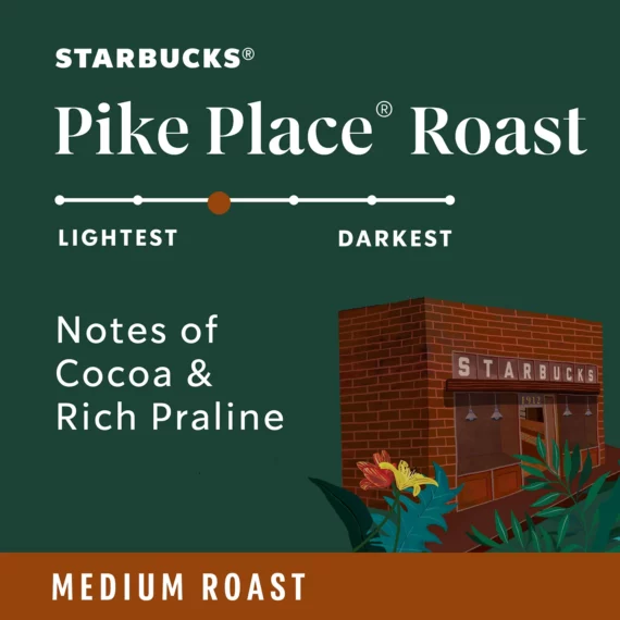 Starbucks Pike Place K-Cups, Medium Roast (72 ct