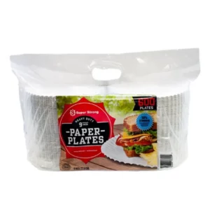 Super Strong Heavy-Duty Paper Plates, 9 (600 ct.) Fornaxmall.com