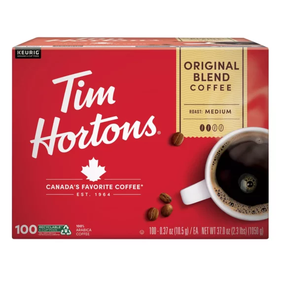 Tim Hortons Original Blend Premium Coffee (100 ct