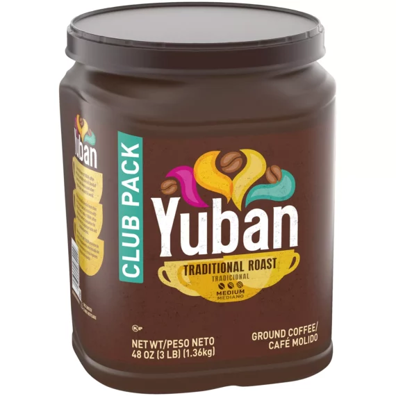 Yuban Traditional Roast Medium Roast Ground Coffee Club Pack (48 oz