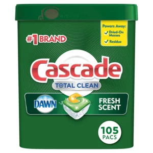 Fornaxmall.com: Cascade Total Clean ActionPacs, Dishwasher Detergent, Fresh Scent - 105 Count