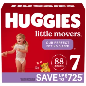 Fornaxmall.com: Huggies Baby Diapers, Huggies Little Movers, Perfect Fitting Diapers Size 7 - (41+ lb.) 88 ct