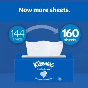 Fornaxmall.com: Kleenex Trusted Care 2-ply Facial Tissues, Flat Boxes (160 tissues/box, 12 boxes) 1920 Total