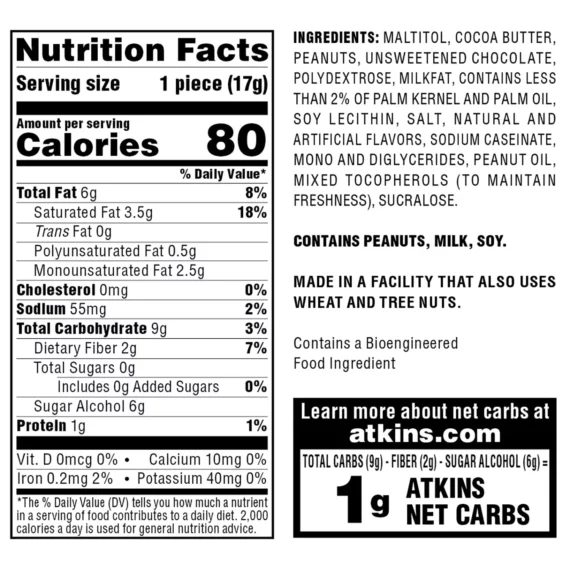 Buy from Fornaxmall.com- Atkins Endulge Peanut Butter Cups Pack, Keto Friendly