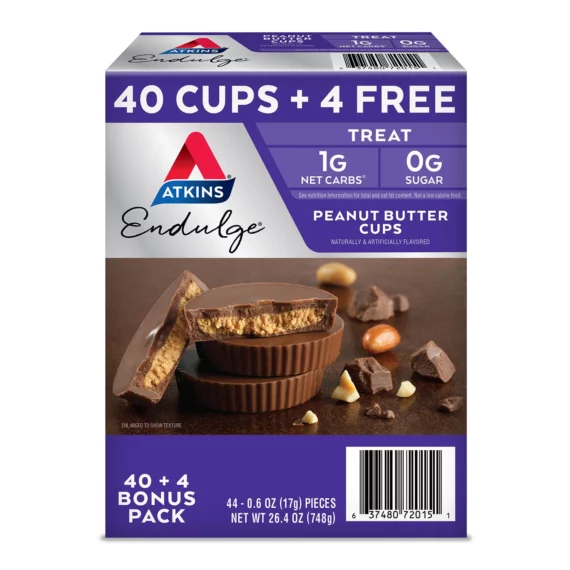Buy from Fornaxmall.com- Atkins Endulge Peanut Butter Cups Pack, Keto Friendly