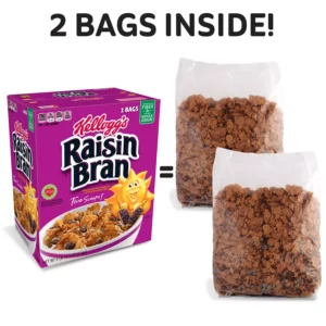 Buy from Fornaxmall.com- Kellogg's Raisin Bran Breakfast Cereal 2 Pk