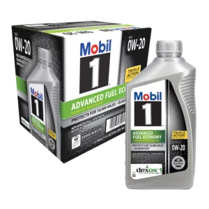 Buy from Fornaxmall.com- Mobil 1 0W-20 Advanced Fuel Economy Motor Oil 6 pack 1-quart bottles