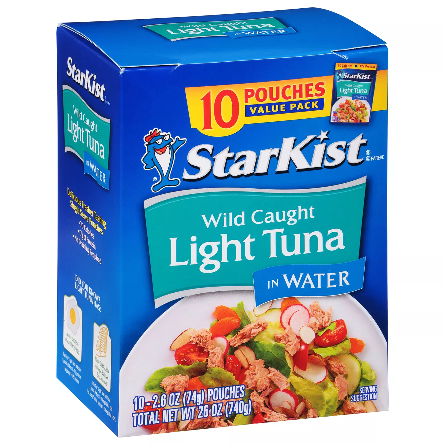 Buy from Fornaxmall.com- StarKist Chunk Light Tuna in Water - 2.6 oz- 10 Counts