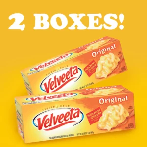 Buy from Fornaxmall.com- Velveeta ORIGINAL Pasteurized Cheese Loaf - 32 Oz - 2 Pack -Total 64 Oz