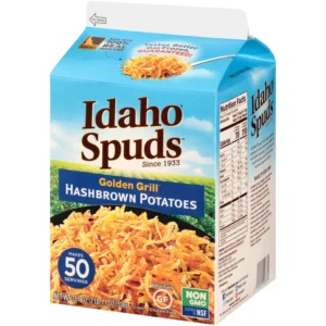 Buy from Fornaxmall.com Idaho Spuds Premium Hashbrown Potatoes, 1 Gallon - 6 Pack (1)