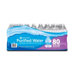 Buy from Fornaxmall.com- Member's Mark Purified Bottled Water - 8 fl. oz - 80 Counts