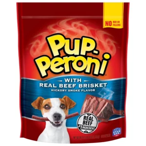 Buy from Fornaxmall.com- Pup-Peroni Dog Treats with Real Beef Brisket, Hickory Smoked Flavor -46 oz