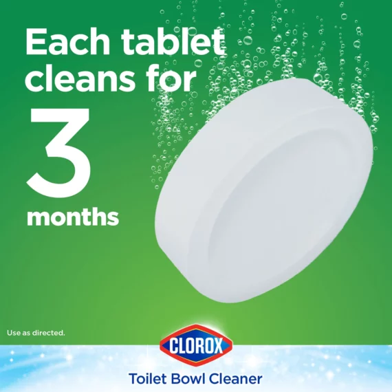 Buy From Fornaxmall.com Clorox Ultra Clean Toilet Bowl Cleaner Tablets with Bleach -3.5 oz. tablets, 6 count